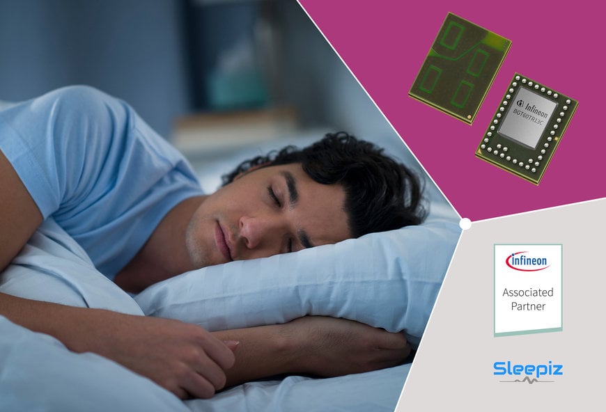 Infineon and Sleepiz enable high-precision sleep monitoring at home based on radar technology